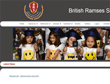 Tablet Screenshot of br-school.com